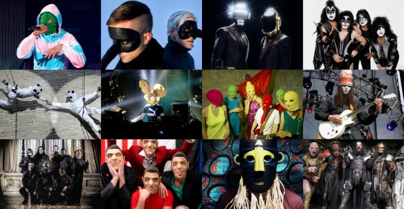 Raksta attēls - 15 slavenākie mūziķi, kas nēsā maskas