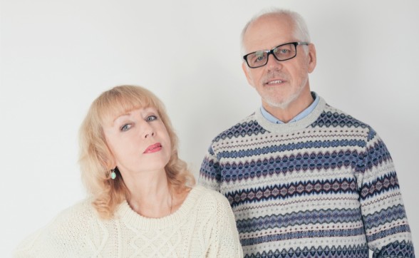 Raksta attēls - Aivars Hermanis un Ieva Akuratere kopīgā dziesmā "Ziemas Dārzs"