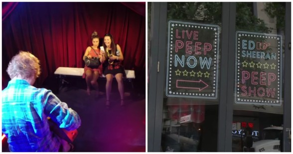 Raksta attēls - Eds Šīrans uzstājas striptīza klubā par 2 dolāriem. Gandrīz neviens nenotic!