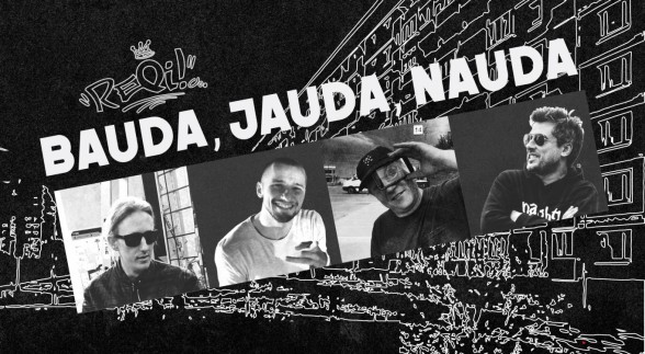 Raksta attēls - Hip Hop grupa ReQi izdod debijas albumu BAUDA, JAUDA, NAUDA