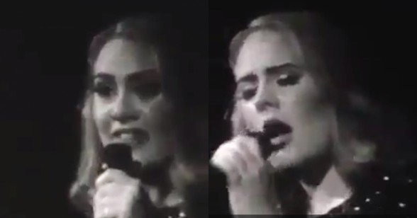 Raksta attēls - Adele koncertā sajauc dziesmai vārdus. Lieliski iziet no situācijas!