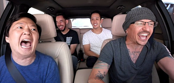 Raksta attēls - Pasauli aizkustina ilgi gaidītais "Carpool Karaoke" ar "Linkin Park"