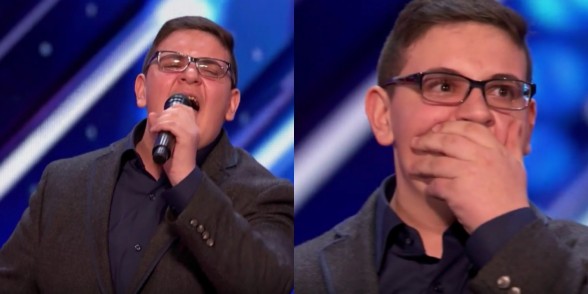 Raksta attēls - 16 gadīgais Kristians nopelna sev tūlītēju ceļa zīmi America's Got Talent finālam. Emocionāli!
